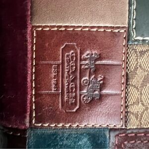 Coach Multicolor Patchwork Leather Wallet